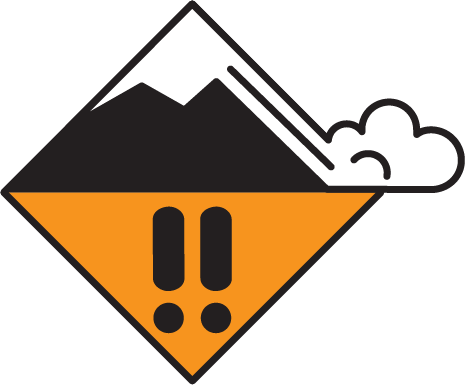Icon for Avalanche Hazard: Considerable
