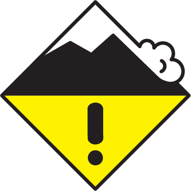 Icon for Avalanche Hazard: High